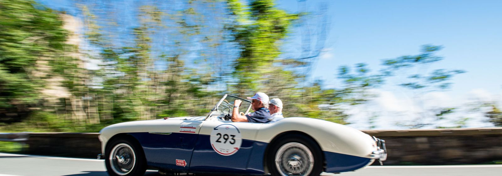 Austin Healey 100/M BN1, 1954 Mille Miglia preparation