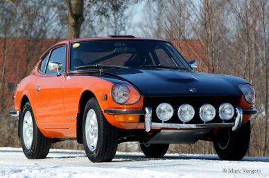Datsun 240 Z rally preparation