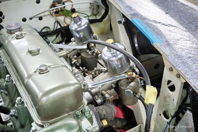 Austin Healey 100/M BN1, 1954 Mille Miglia preparation