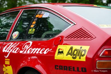 Alfa Romeo Alfetta 1800 GT rally car, 1975