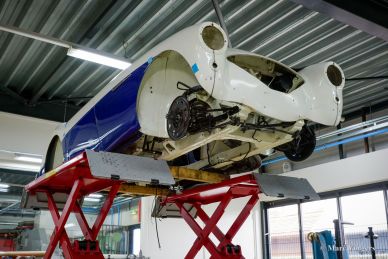 Austin Healey 100/M BN1, 1954 Mille Miglia preparation