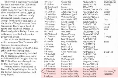 Austin Healey 100/M BN1, 1954 Mille Miglia preparation