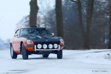 Datsun 240 Z rally preparation