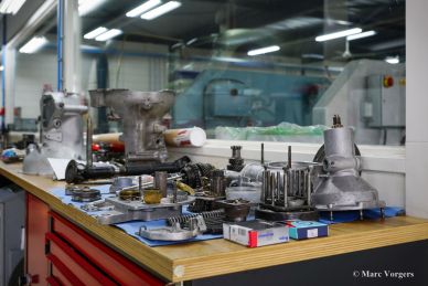 Austin Healey 100/M BN1, 1954 Mille Miglia preparation