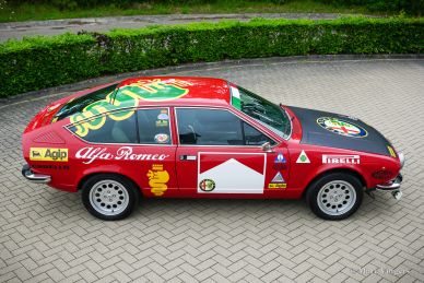 Alfa Romeo Alfetta 1800 GT rally car, 1975