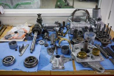 Austin Healey 100/M BN1, 1954 Mille Miglia preparation